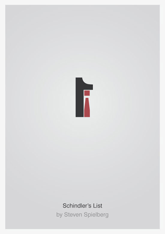 schindlers list minimalist poster