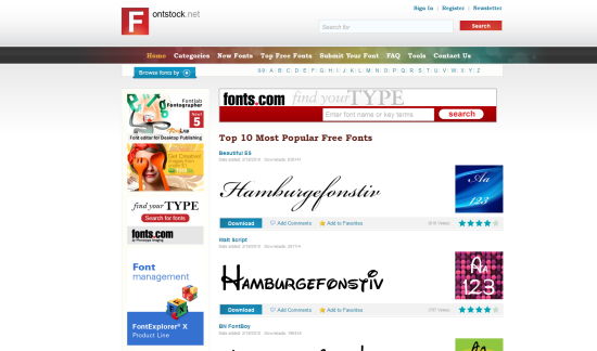fontstock