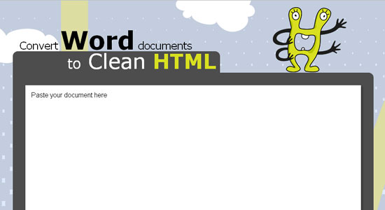 word2cleanhtml