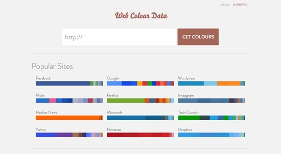 web-colour-data