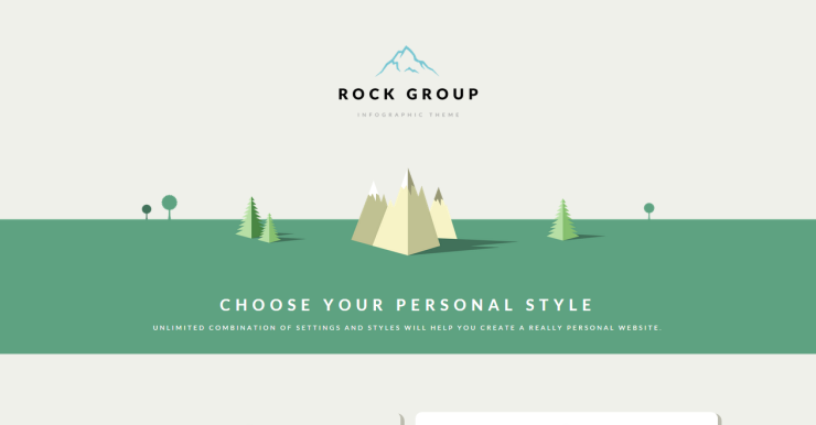 Rock Group multipurpose infographic theme